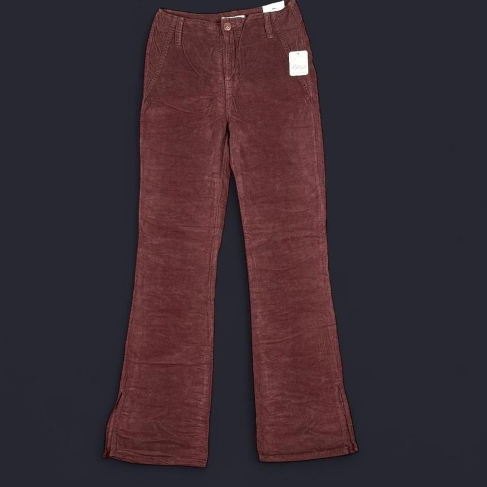NWT Free People brown corduroy bootcut pants  Size: 26